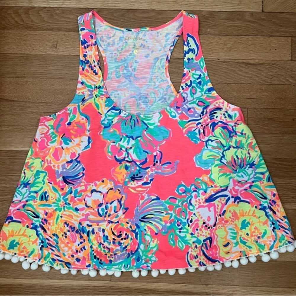 Lilly Pulitzer Multicolor Floral Tank Top